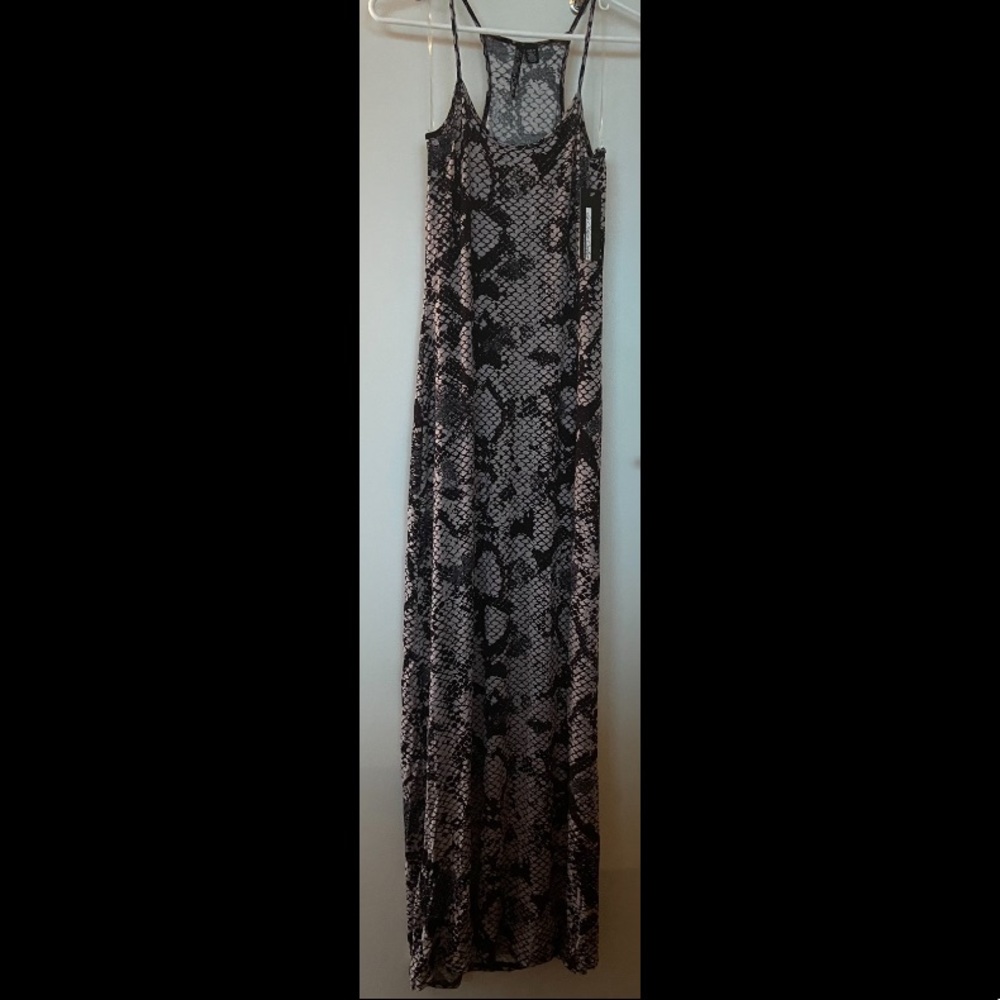 BNWT snake print maxi dress size S